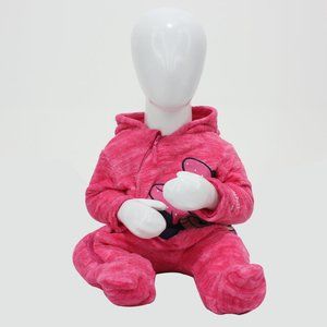 Disney Baby Kids Pink Fur Jumpsuit